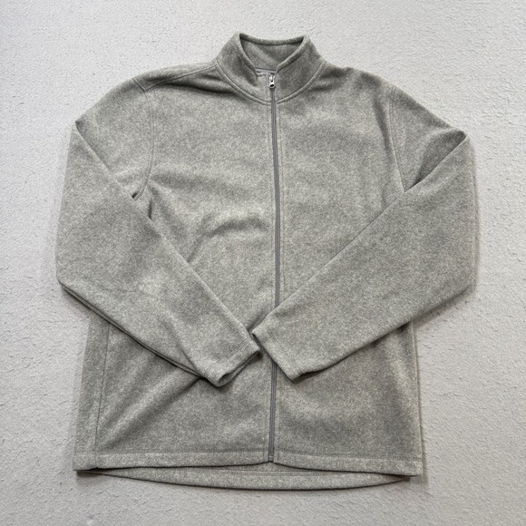 Old Navy Other - NEW Old Navy Jacket Men's Large Gray Mockneck Fleece Lined Athletic Sportswear